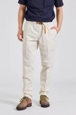 Greg Regular Fit Cotton Linen Off White