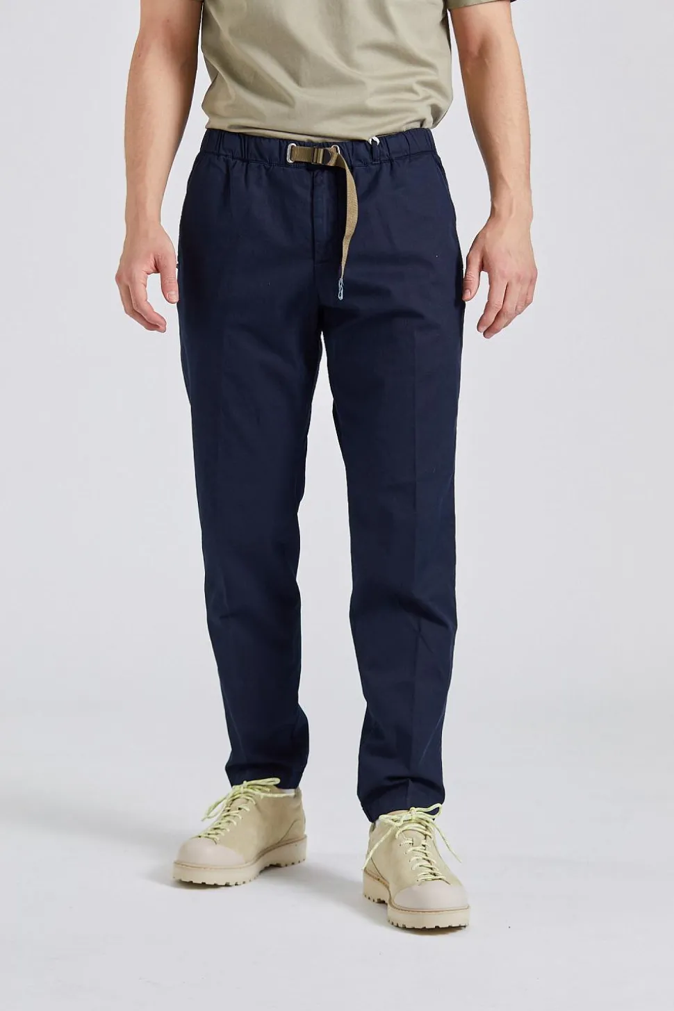 Greg Regular Fit Cotton Linen Navy