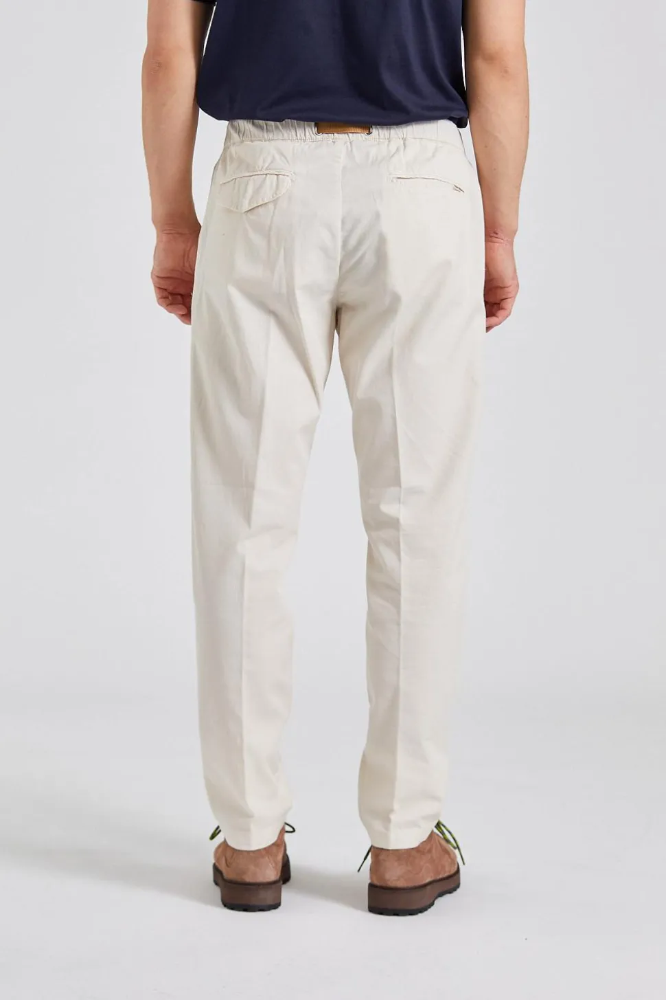Greg Regular Fit Cotton Linen Off White