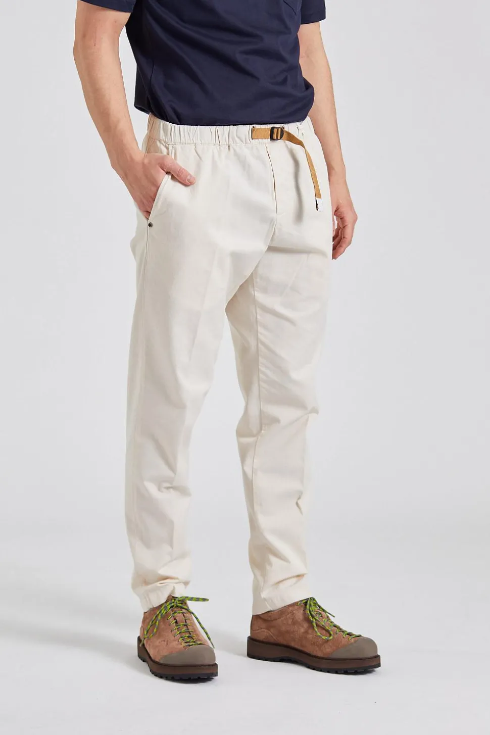 Greg Regular Fit Cotton Linen Off White