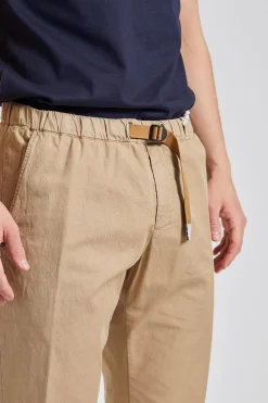 Greg Regular Fit Cotton Linen Khaki Brown