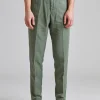 Greg Soft Lyocell Trouser Green