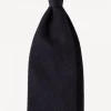 Grenadine Garza Fina Unlined Tie Navy