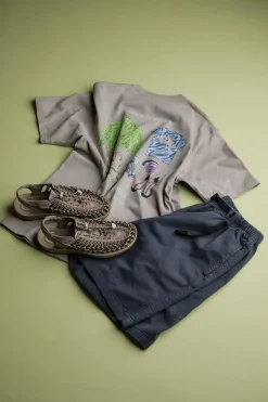 G-Short Pigment Dyed Fossil Grey