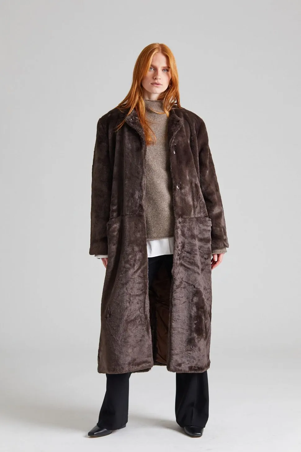 Haga Coat Brown