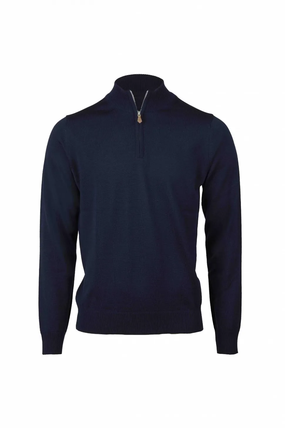 Half Zip Merino Wool Blå