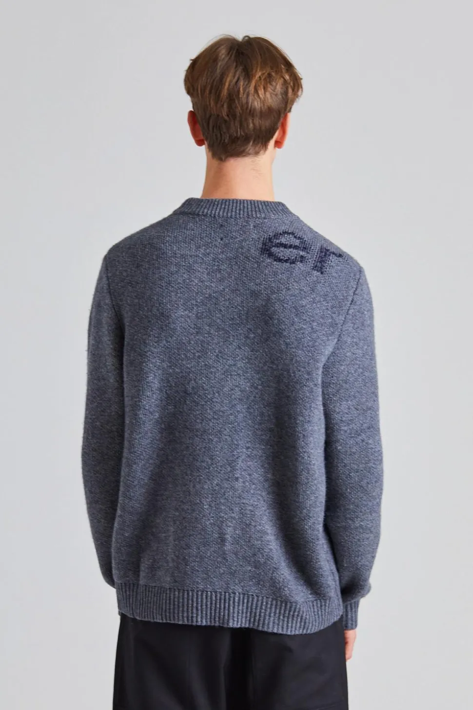 Haza Logo Crew Grey Mix