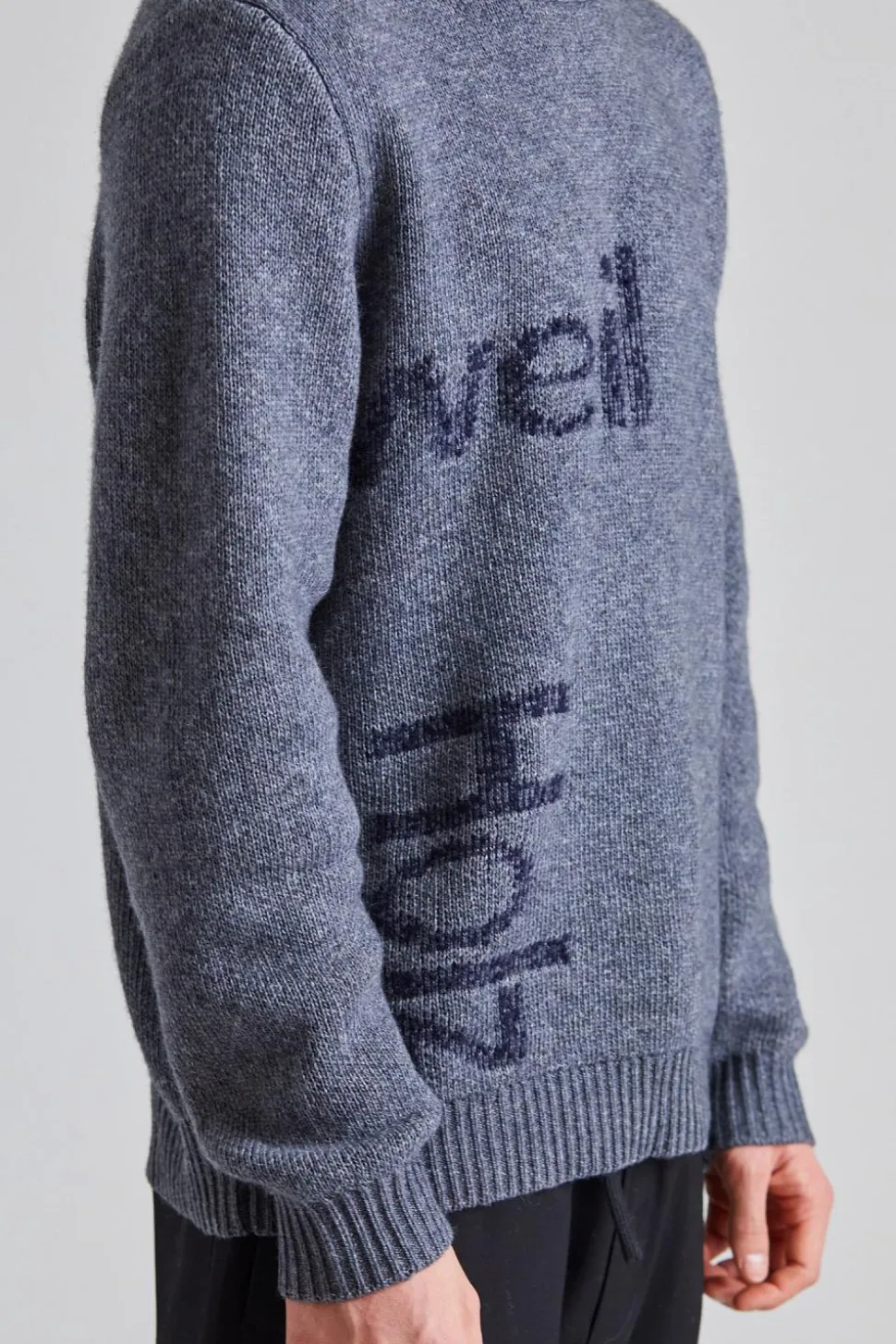 Haza Logo Crew Grey Mix