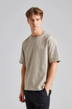 Heavy Crewneck Tee Moss Grey