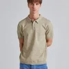 Henrik Cotton Pique Sand Mix
