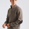 Holden Half Zip Military Marl
