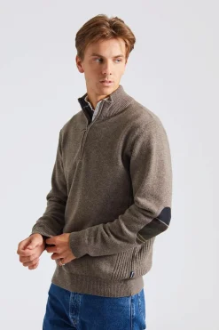 Holden Half Zip Military Marl
