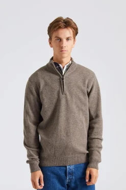 Holden Half Zip Military Marl