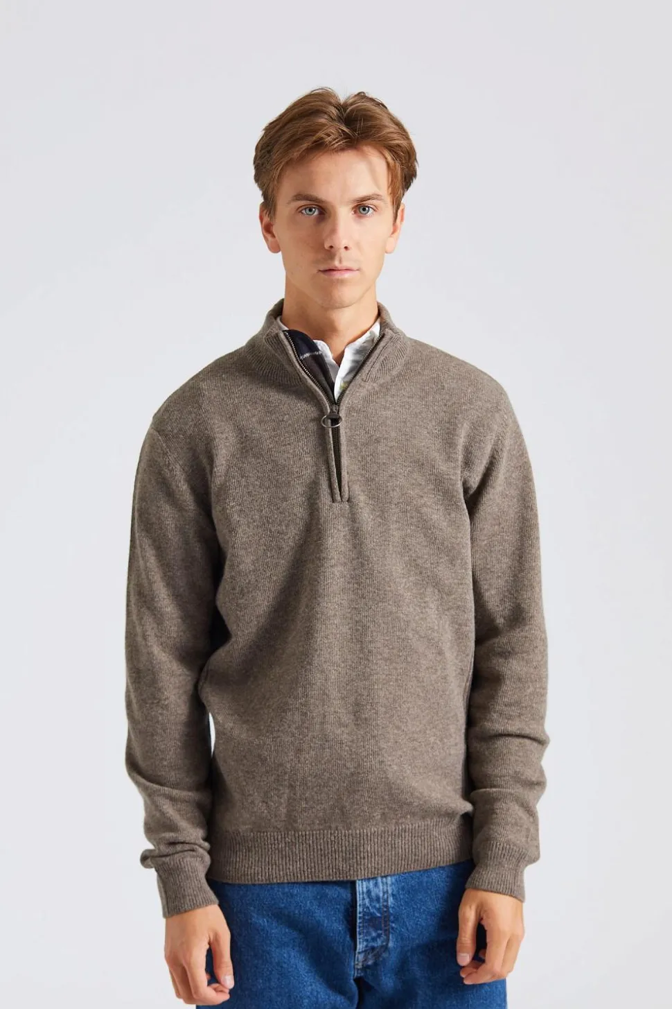 Holden Half Zip Military Marl