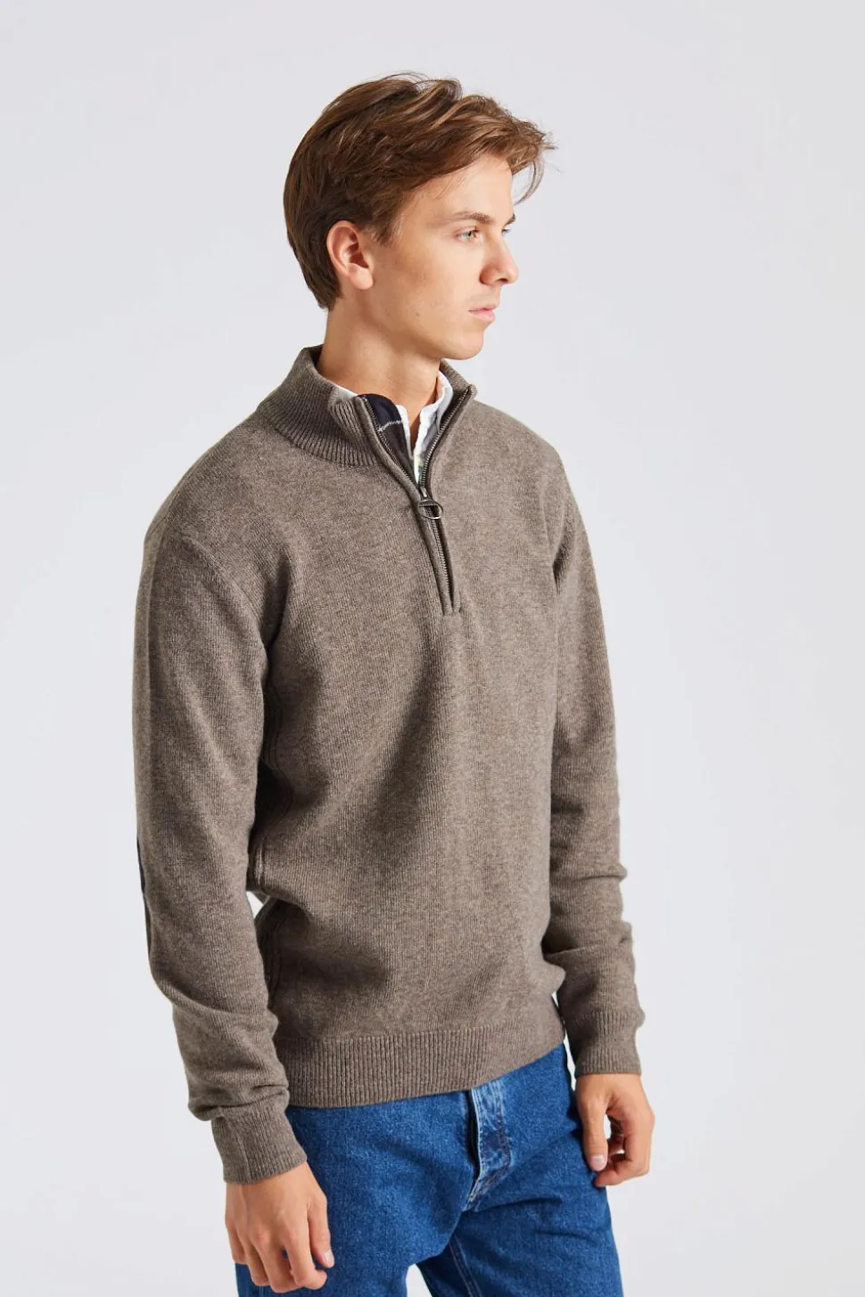 Holden Half Zip Military Marl