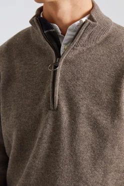 Holden Half Zip Military Marl
