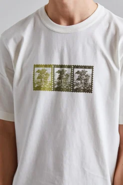 Holger Post Stamp Print T-Shirt White