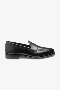 Hornbeam Calf Saddle Loafer Black