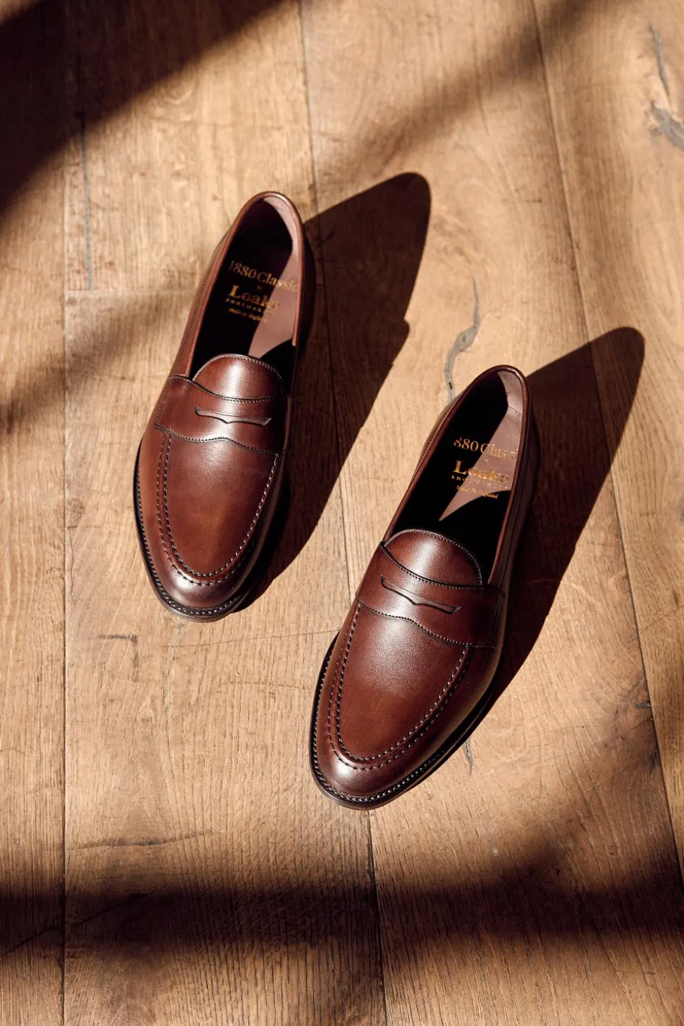 Hornbeam Calf Saddle Loafer Walnut