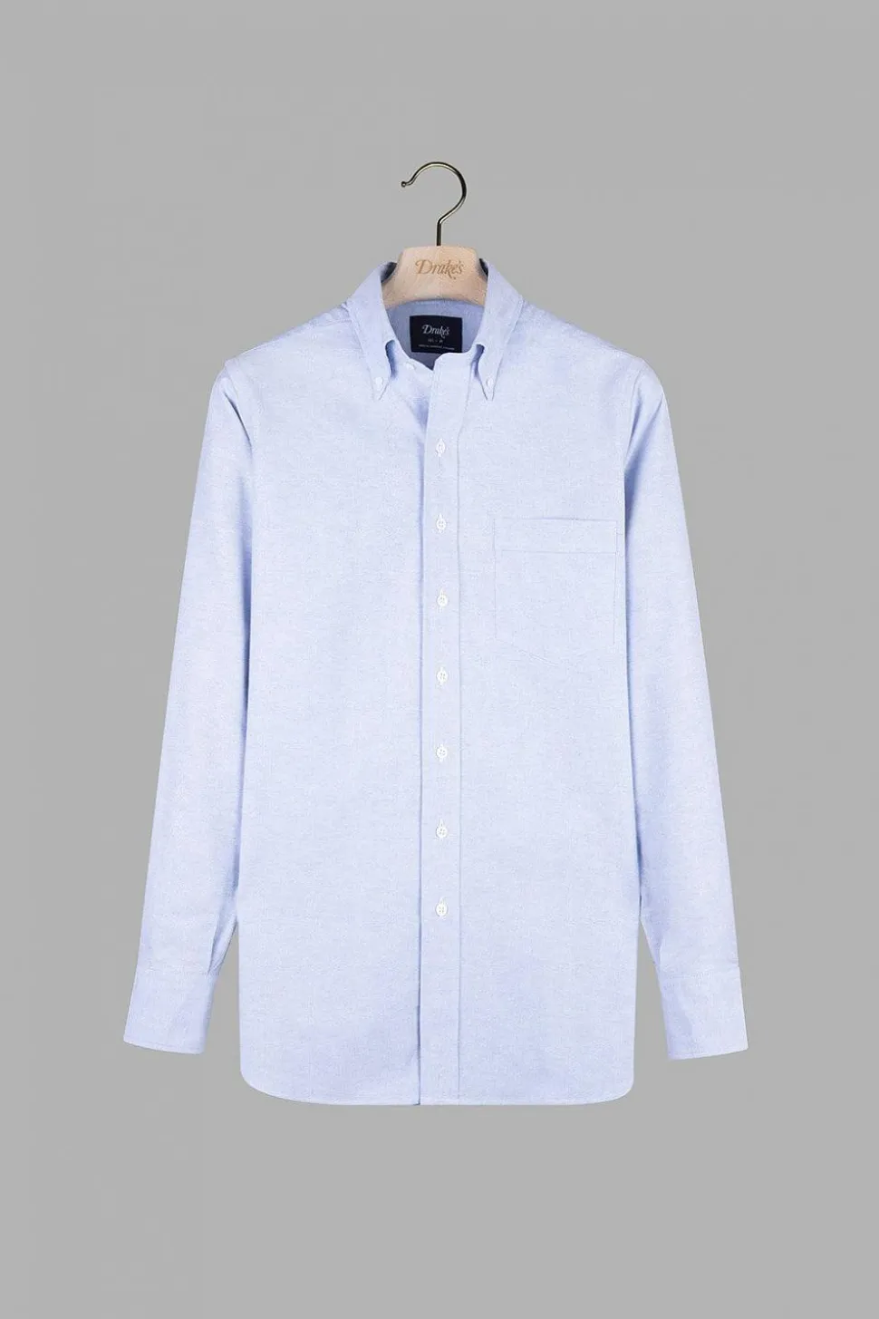 Ice Blue Button Down Oxford Shirt