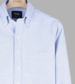 Ice Blue Button Down Oxford Shirt