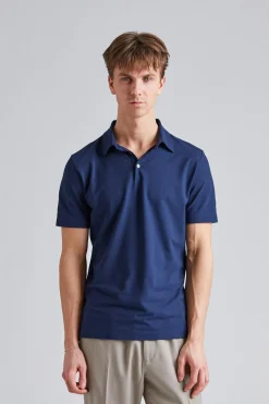 Ice Cotton Polo Shirt Blu Copiativo