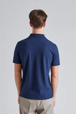 Ice Cotton Polo Shirt Blu Copiativo