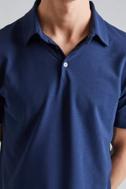 Ice Cotton Polo Shirt Blu Copiativo
