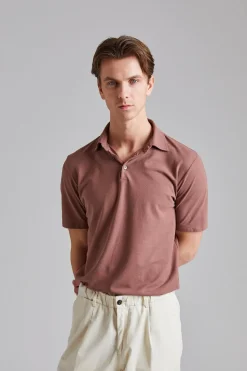Ice Cotton Polo Shirt Malva