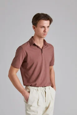 Ice Cotton Polo Shirt Malva