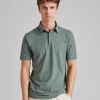 Ice Cotton Polo Shirt Militare