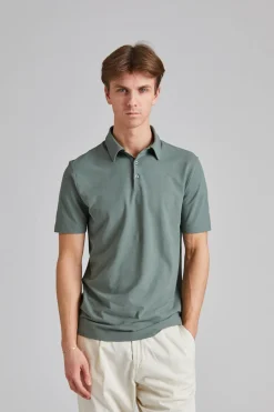 Ice Cotton Polo Shirt Militare