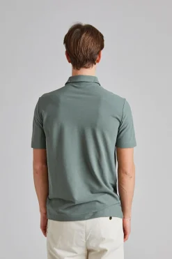 Ice Cotton Polo Shirt Militare