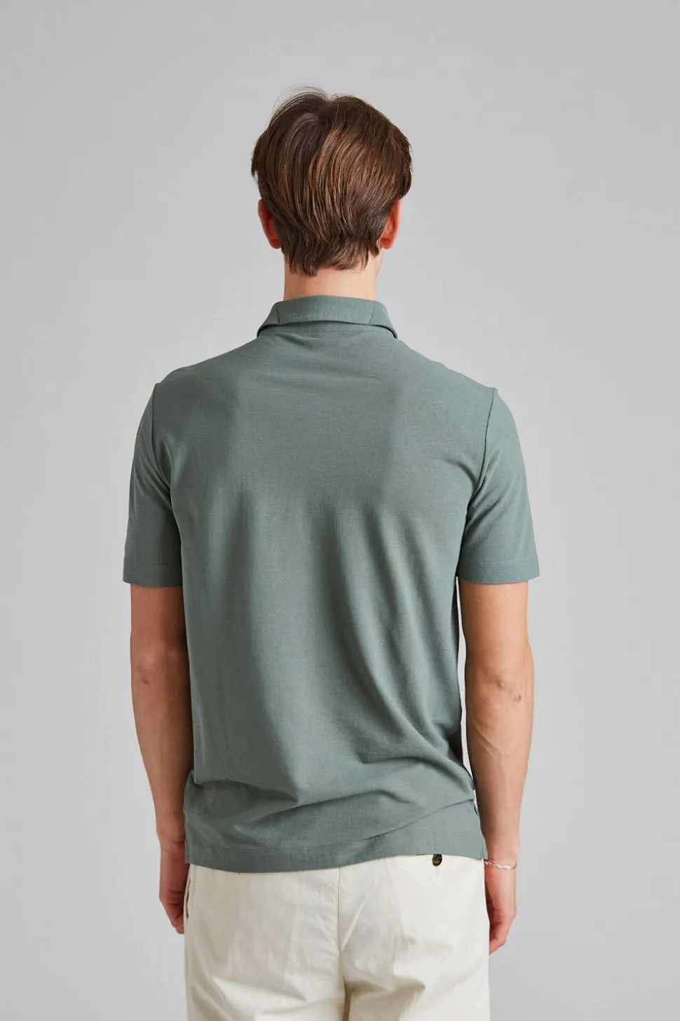 Ice Cotton Polo Shirt Militare