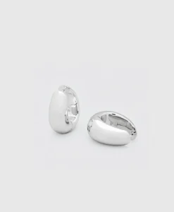 Ice Hoop Medium Silver