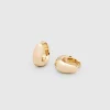 Ice Hoop Small Gold