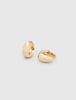 Ice Hoop Small Gold