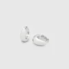 Ice Hoop Small Silver