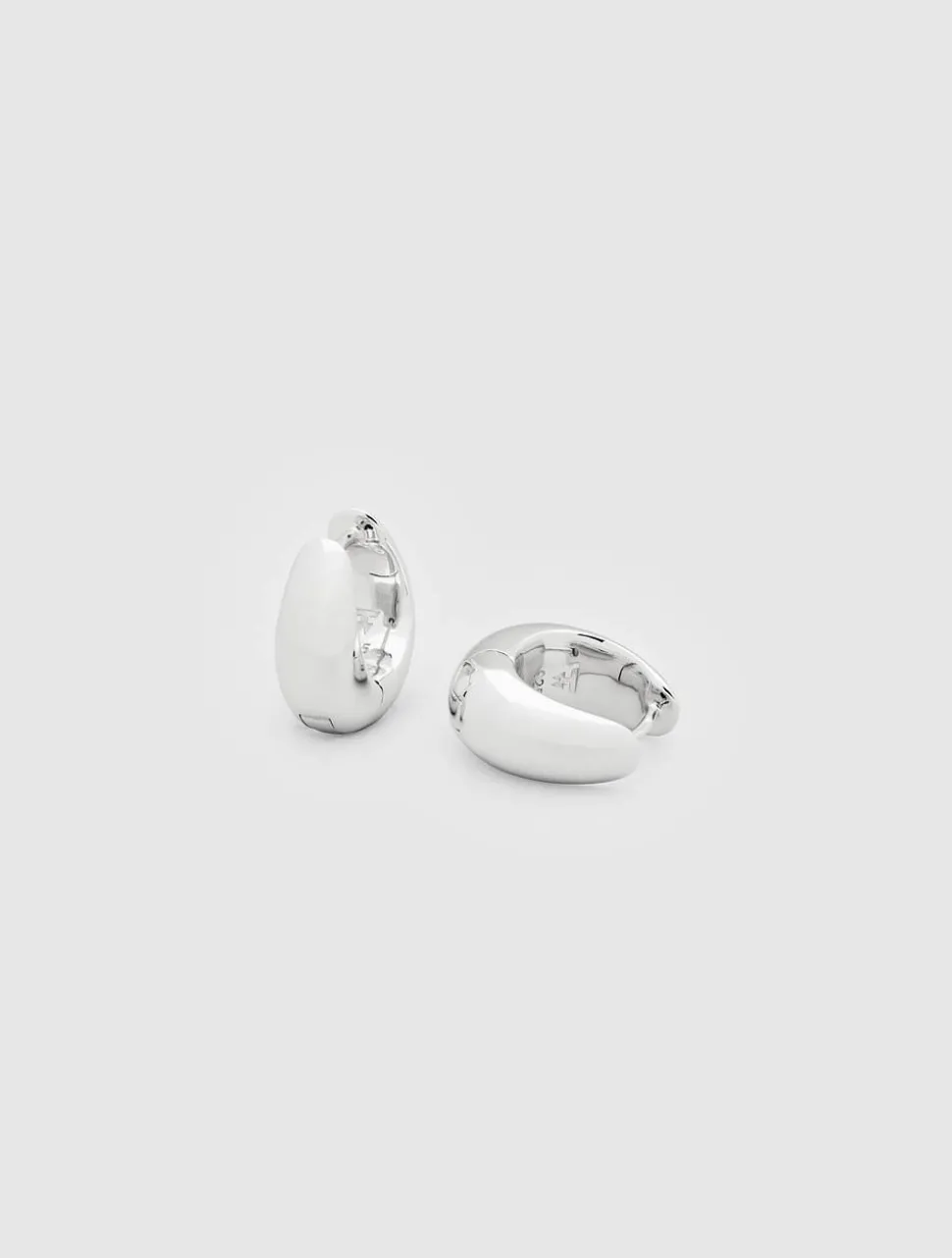 Ice Hoop Small Silver