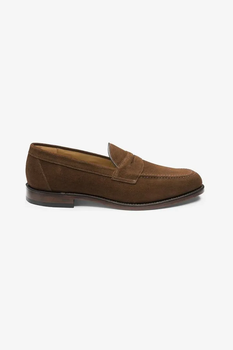 Imperial Penny Loafer Brown Suede