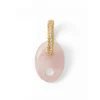 Infinty Hoops Rose Quartz