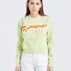Isoli Ganni Rock Sweatshirt Lily Green