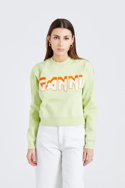 Isoli Ganni Rock Sweatshirt Lily Green