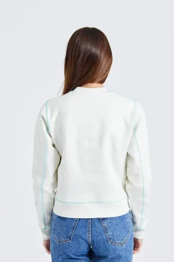 Isoli Ganni Rock Sweatshirt Egret