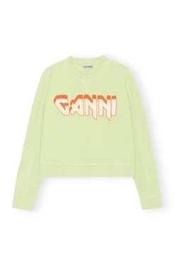 Isoli Ganni Rock Sweatshirt Lily Green
