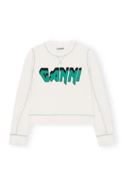 Isoli Ganni Rock Sweatshirt Egret