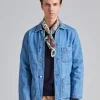 Jacket Denim Chore Bleach Wash