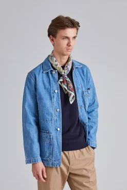 Jacket Denim Chore Bleach Wash