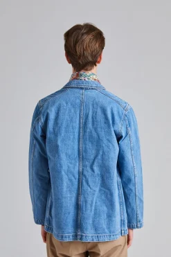 Jacket Denim Chore Bleach Wash