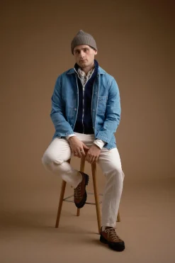 Jacket Denim Chore Bleach Wash